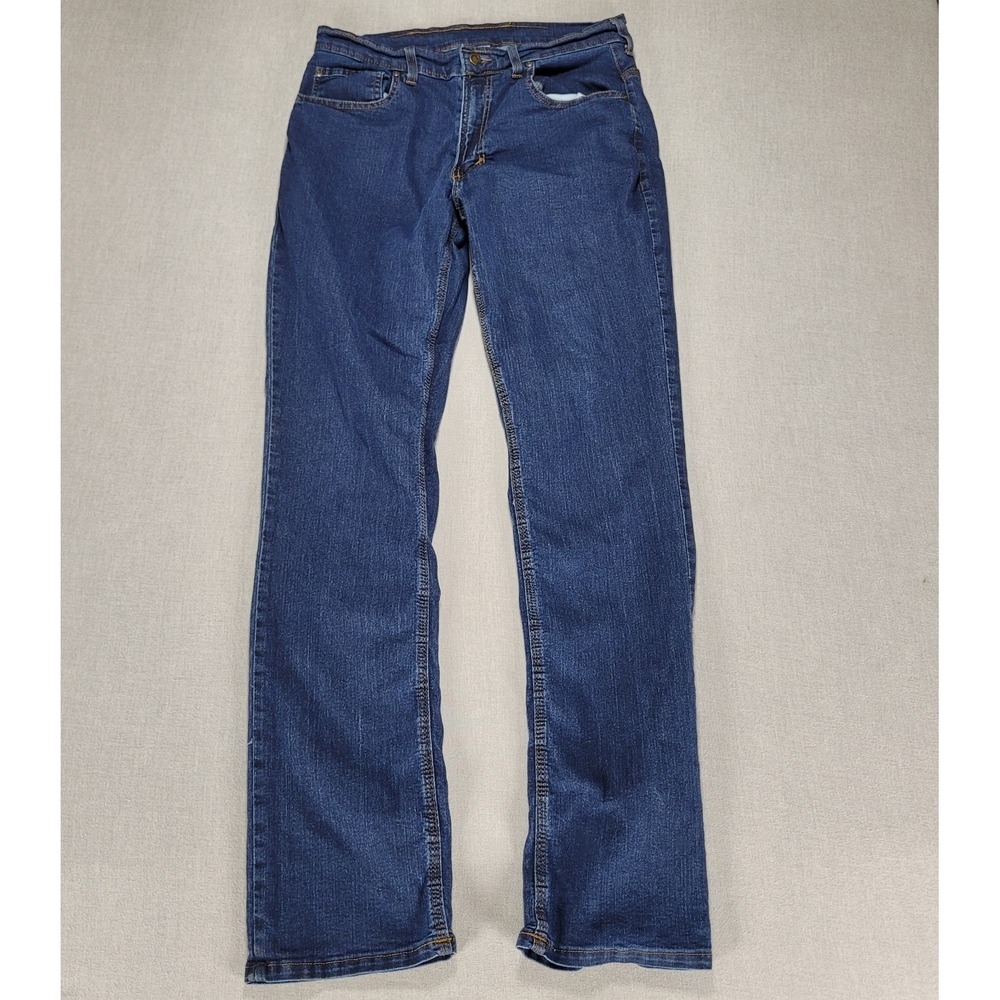 Origin Delta 68 Jeans Men's 34x33 Dark Wash Stretch Made In USA D68